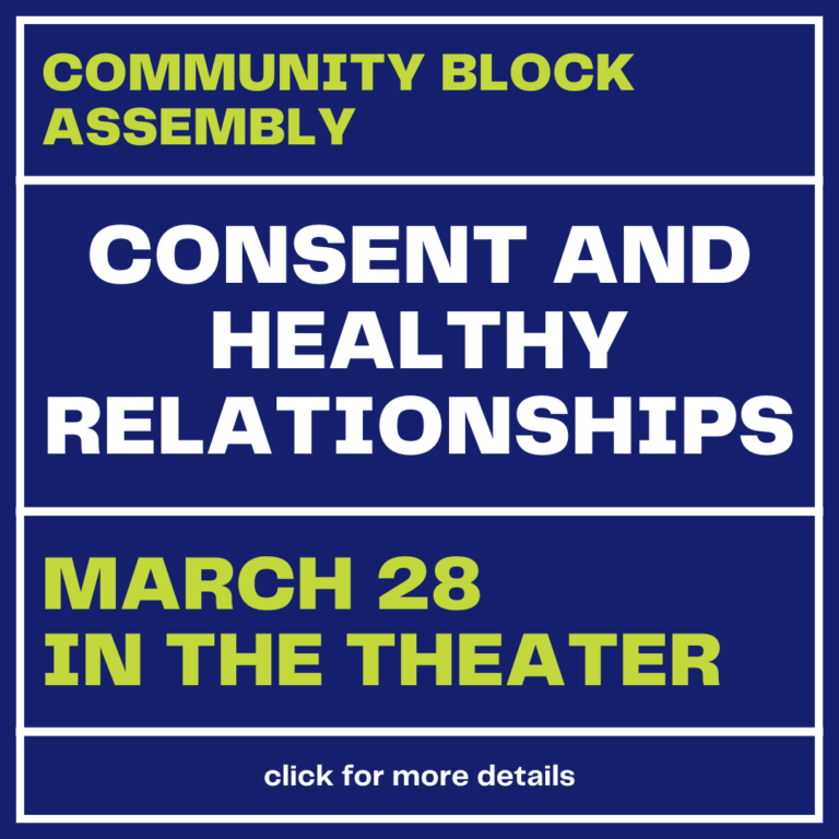 Community Block: Consent and Healthy Relationships