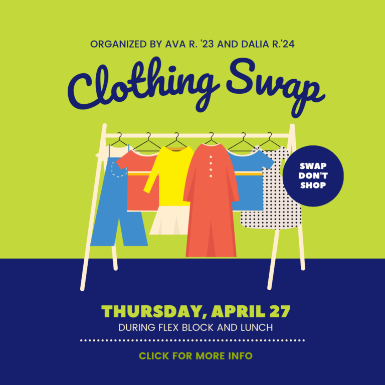 JCHS Clothing Swap, April 27