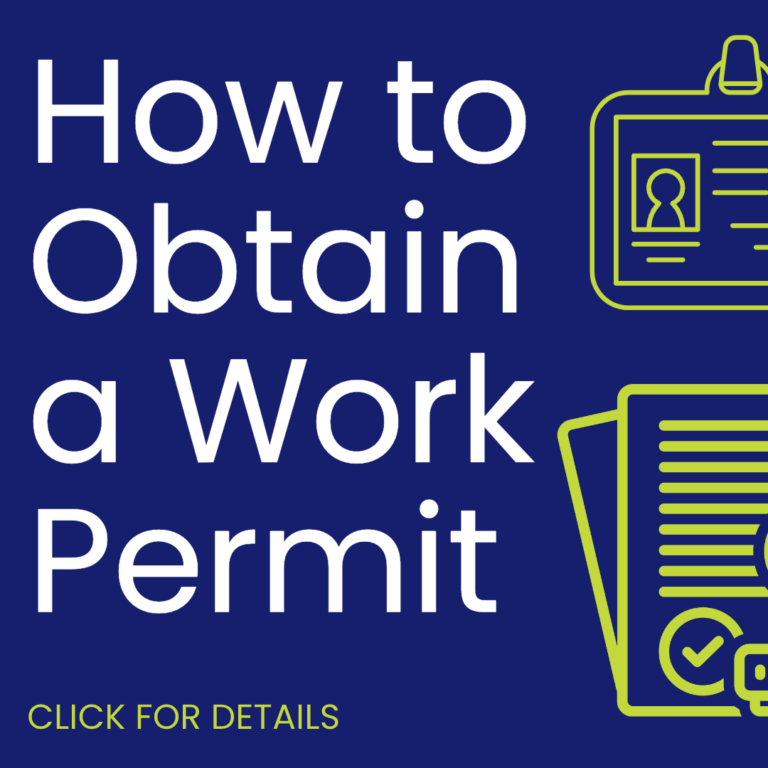 HOW TO OBTAIN A WORK PERMIT