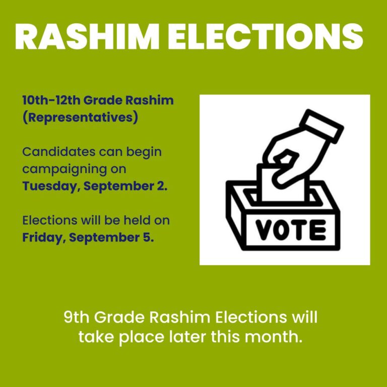 Rashim Elections Sept 5