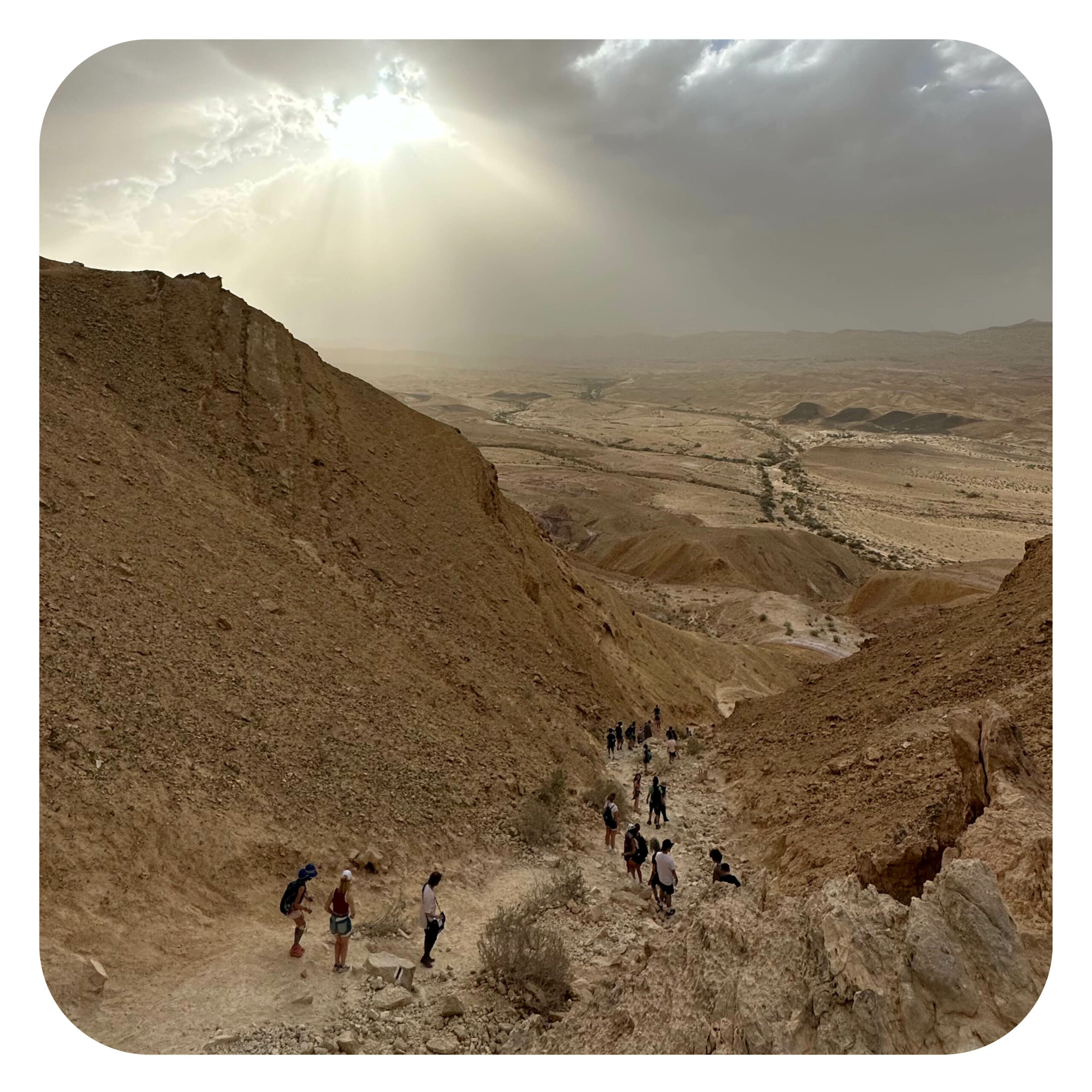 JCHS Students in Makhtesh HaGadol