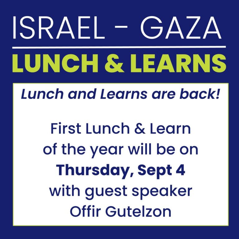 Lunch & Learn: September 4