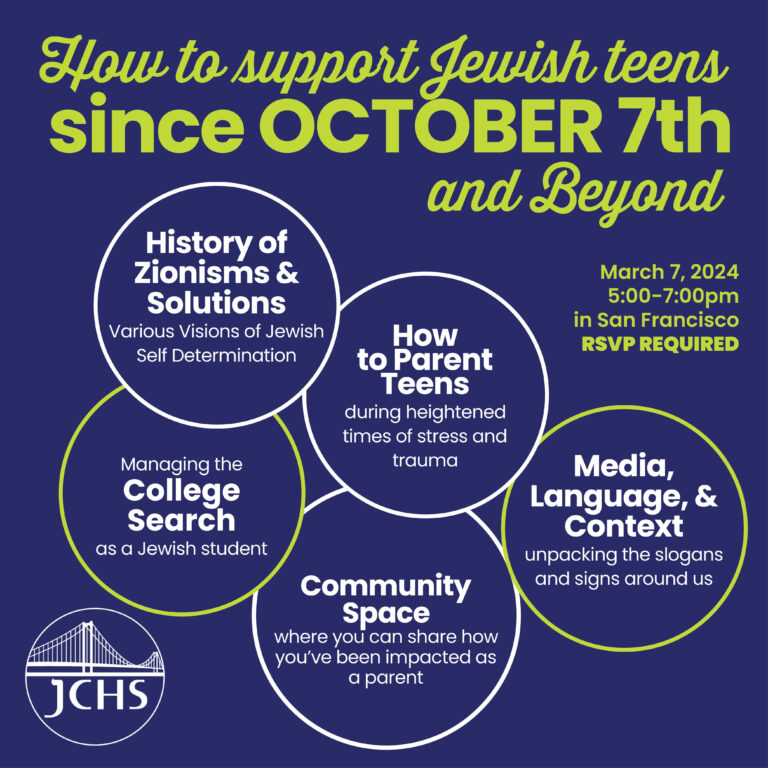 Supporting Jewish Teens Since October 7th and Beyond