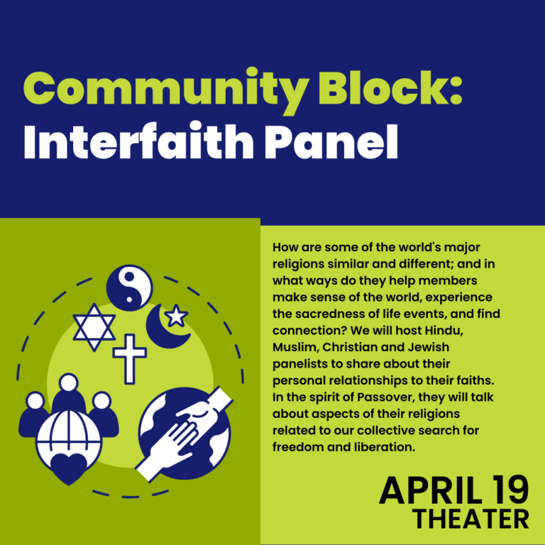 Interfaith Panel on 4/19
