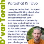 Dvar Torah: Parashat Ki Tavo