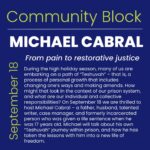 Community Block: Michael Cabral