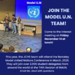 model UN Interest Meeting Friday Nov 17