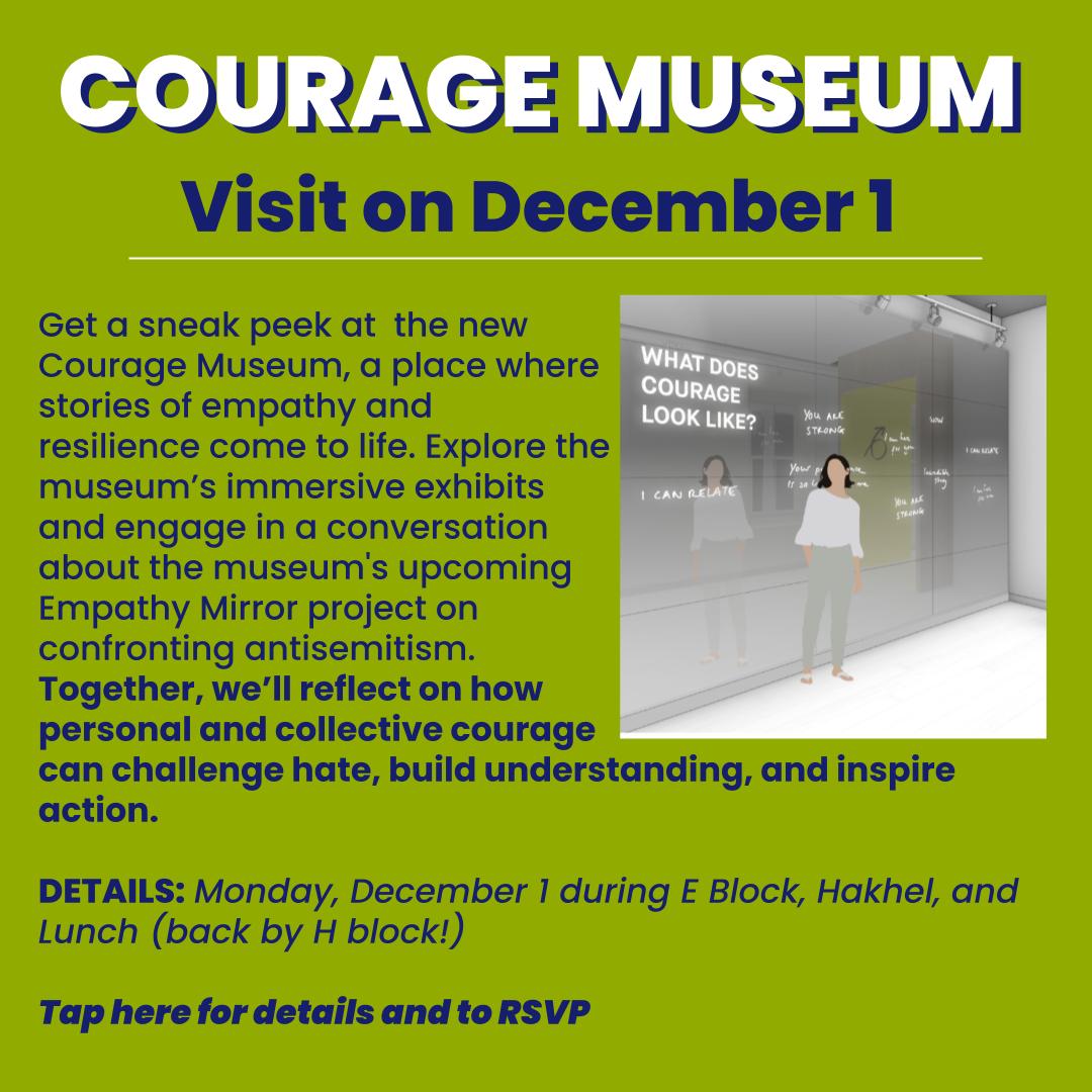 Visit the Courage Museum on December 1
