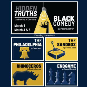 Hidden Truths: Black Comedy, The Philadelphia, The Sandbox, Rhinoceros, Endgame