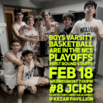 JCHS Boys Varsity Basketball in NCS Playoffs 2026